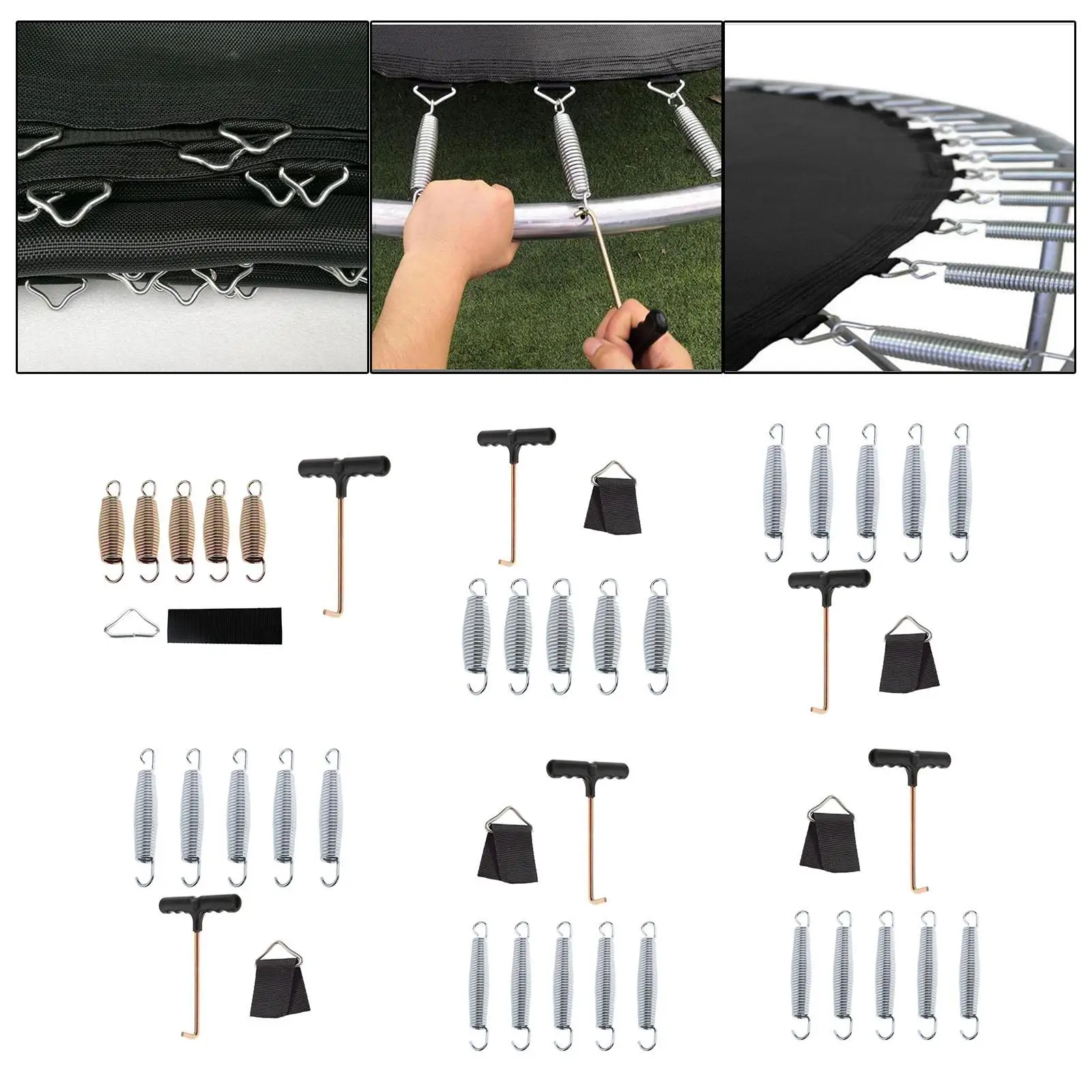 Trampoline Springs Premium Alloy Repair Maintain Hardware Universal Replacement Weather Resistant with Spring Tool for Outdoor
Trampoline Springs Premium Alloy Repair Maintain Hardware Universal Replacement Weather Resistant with Spring Tool for Outdoor
