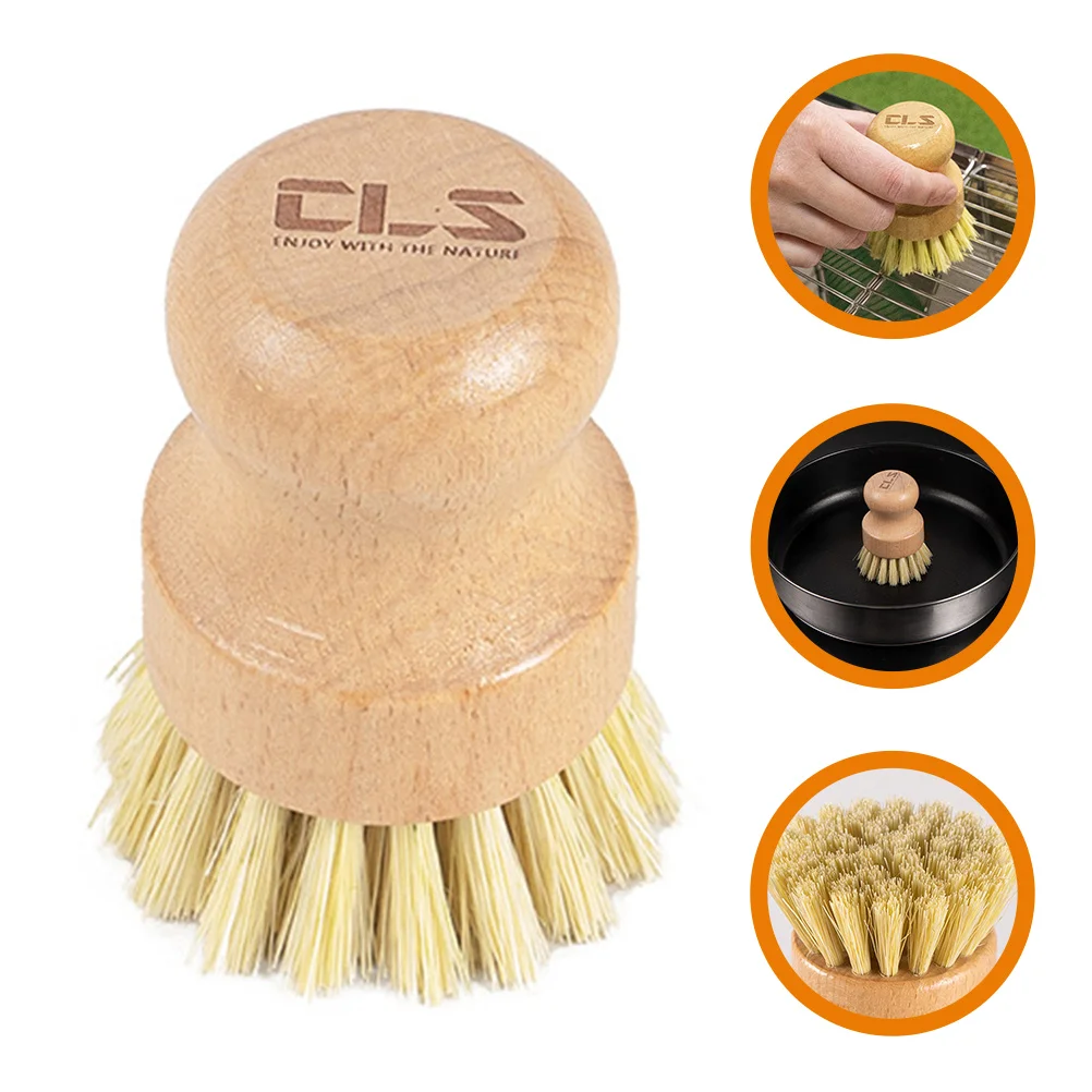 Sturdy Non Scratch Wood Handle Dish Brush for Kitchen Cleaning Pot Pan BBQ Outdoor Vegetable Fruit Sinks Stoves
Sturdy Non Scratch Wood Handle Dish Brush for Kitchen Cleaning Pot Pan BBQ Outdoor Vegetable Fruit Sinks Stoves