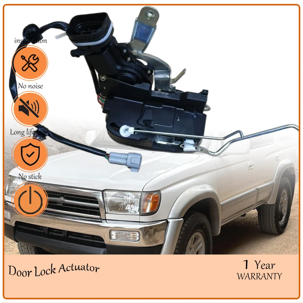 Front Left & Right Door Lock Actuator anti-rattle stable design,prepared for 1998-2002 Toyota 4Runner,OE 69040-35150 69030-35160
Front Left & Right Door Lock Actuator anti-rattle stable design,prepared for 1998-2002 Toyota 4Runner,OE 69040-35150 69030-35160