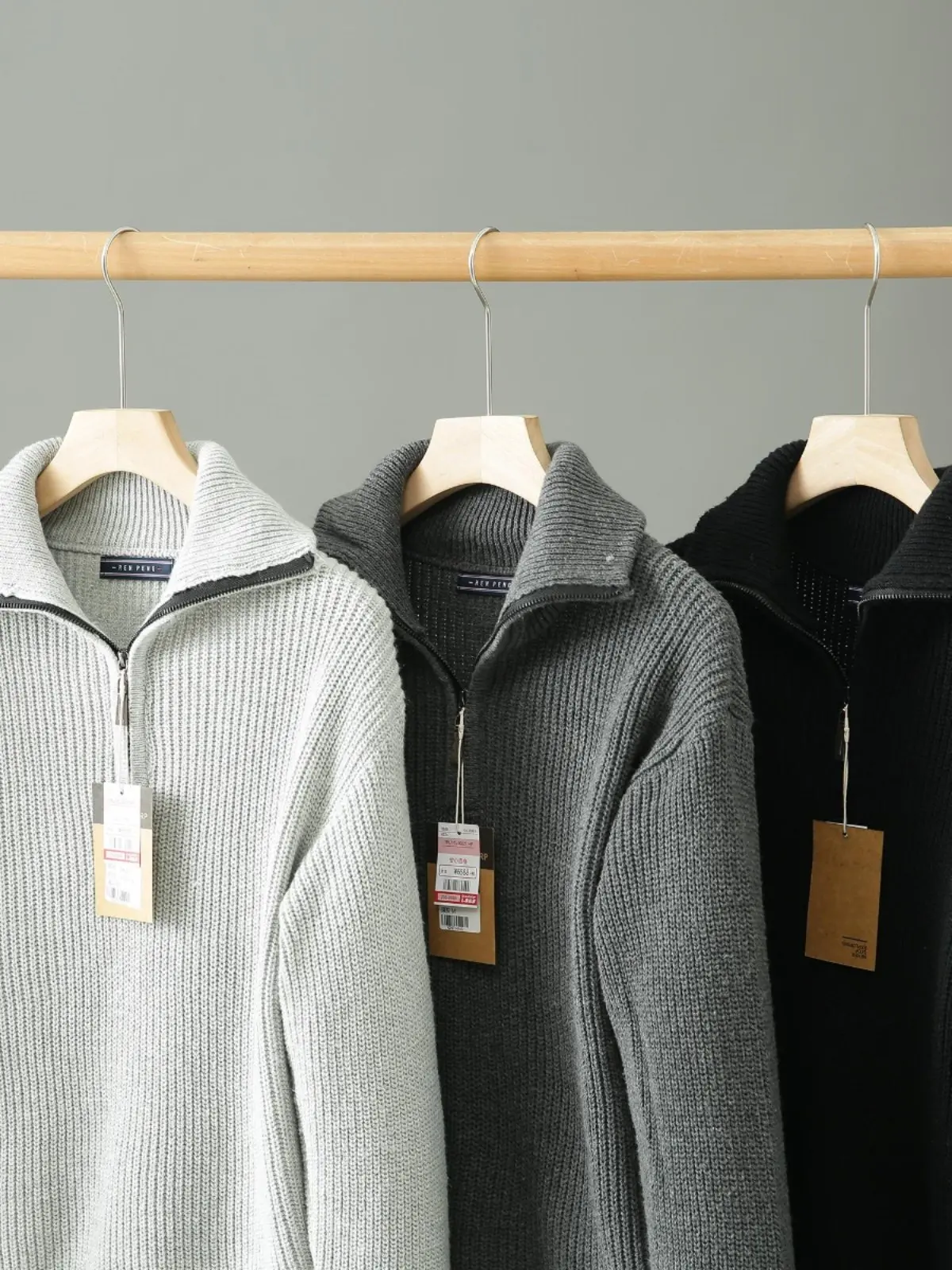 Thiened Warm Knitted Sweater Coat for Men Flip Collar Faion Ci Sle Casual Wear Soft Cozy Long Sve Zipper Design
Thiened Warm Knitted Sweater Coat for Men Flip Collar Faion Ci Sle Casual Wear Soft Cozy Long Sve Zipper Design