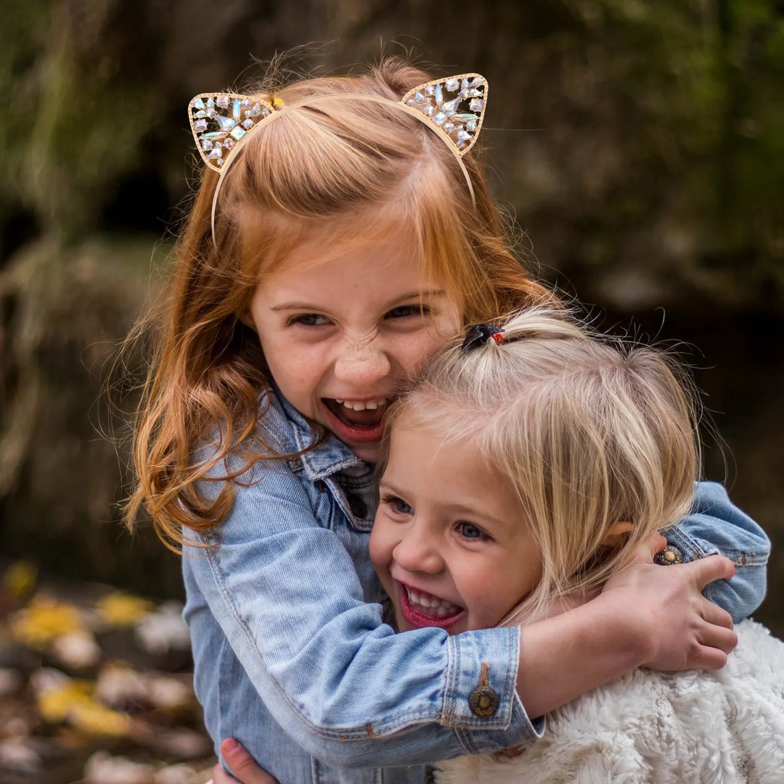 2Pcs Premium Comfortable Cat Ear Hair Hoop with Sparkling Rhinestones Party Favor Headband for Kids Girls Festival Daily Wear
2Pcs Premium Comfortable Cat Ear Hair Hoop with Sparkling Rhinestones Party Favor Headband for Kids Girls Festival Daily Wear