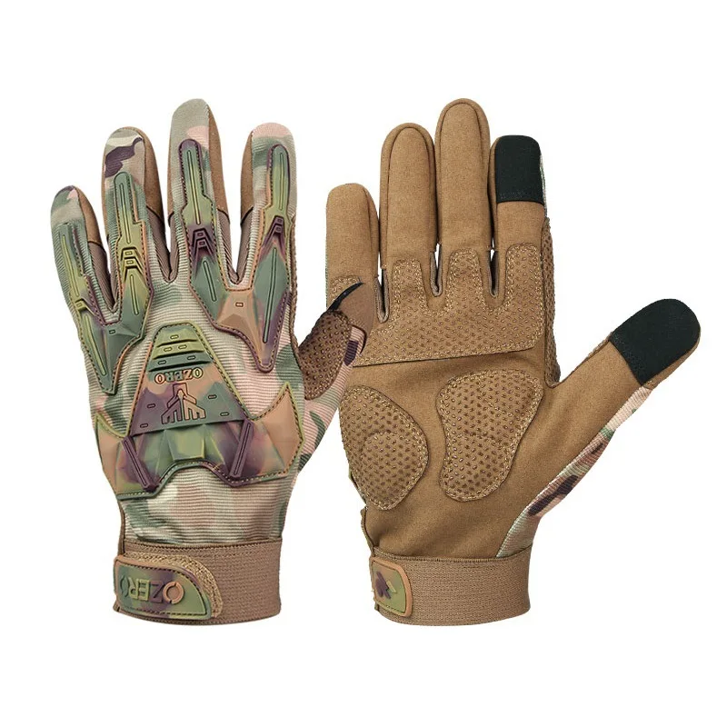 Outdoor Multifunctional Full Finger Gloves Camouflage Touch Screen Thick Silicone Motorcycle Gloves on The Back of The Hand
Outdoor Multifunctional Full Finger Gloves Camouflage Touch Screen Thick Silicone Motorcycle Gloves on The Back of The Hand