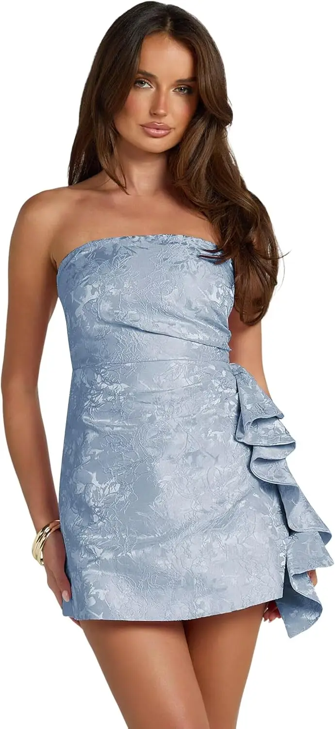 Homecoming Dresses Short for Teens 2025 Strapless Cocktail Party Dress Graduation Dress Short Prom Dress Mini Party Dresses
Homecoming Dresses Short for Teens 2025 Strapless Cocktail Party Dress Graduation Dress Short Prom Dress Mini Party Dresses