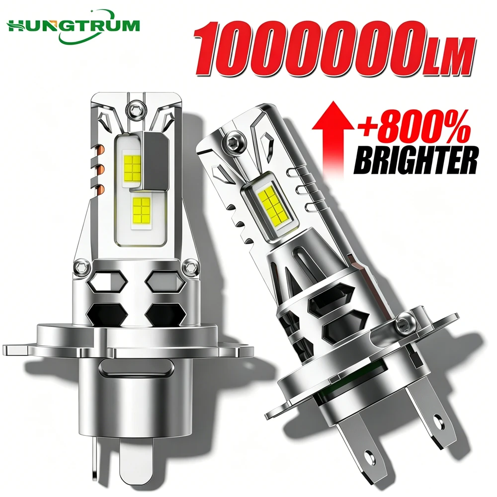 1000000LM With Turbo Fan H4 H7 LED Headlight High Low Beam Wireless Plug And Play Light Bulb For Car 6000K CANBUS Fog Lights
1000000LM With Turbo Fan H4 H7 LED Headlight High Low Beam Wireless Plug And Play Light Bulb For Car 6000K CANBUS Fog Lights