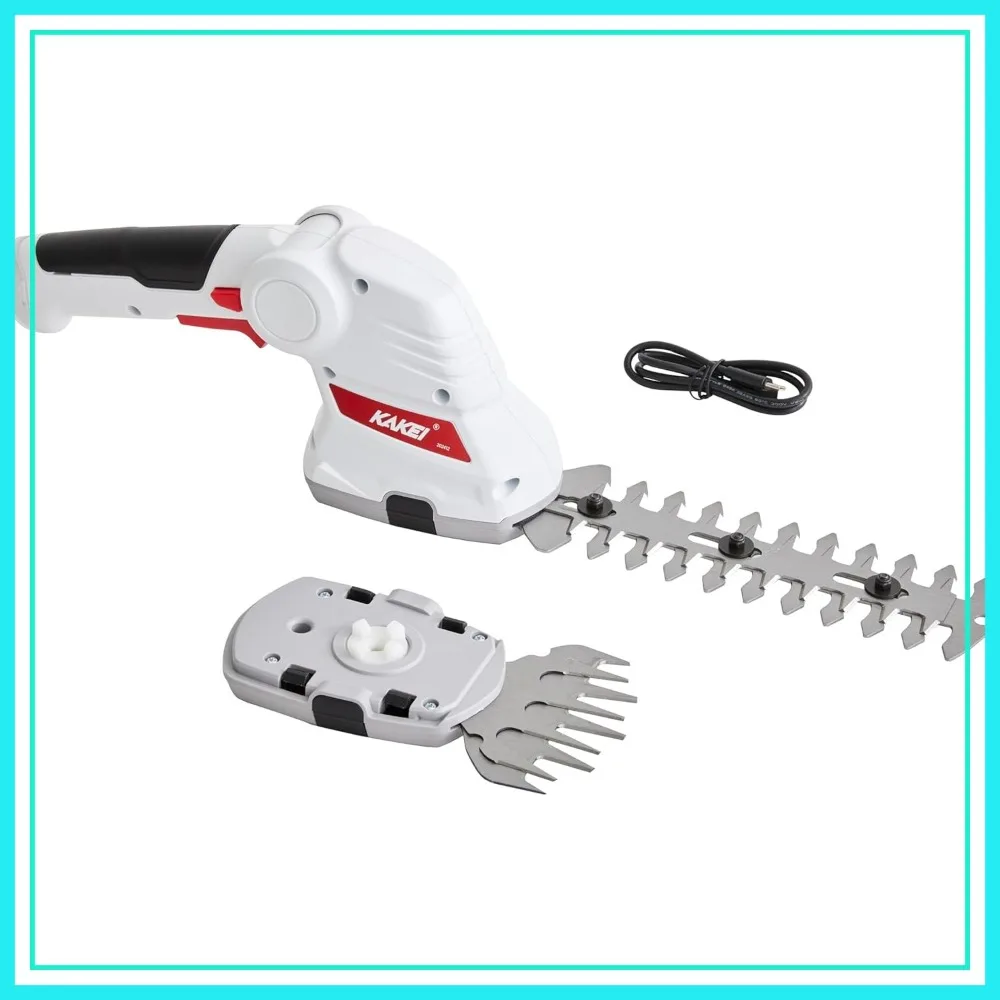 7.2V Cordless 2-in-1 Grass & Shrub Shear | 2000mAh Battery, 1300 Cuts/Min, Quick-Change Blades, Type-C Charging & Sealed Gearbox for Safe Gardening
7.2V Cordless 2-in-1 Grass & Shrub Shear | 2000mAh Battery, 1300 Cuts/Min, Quick-Change Blades, Type-C Charging & Sealed Gearbox for Safe Gardening
