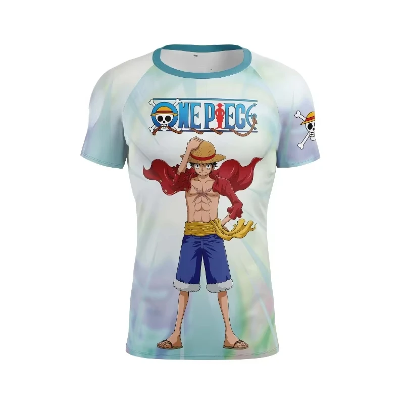 Быстросохнущая дышащая футболка Bandai Anime One Piece, повседневная спортивная футболка с короткими рукавами и принтом персонажей мультфильмов, одинаковые семейные комплекты
Быстросохнущая дышащая футболка Bandai Anime One Piece, повседневная спортивная футболка с короткими рукавами и принтом персонажей мультфильмов, одинаковые семейные комплекты