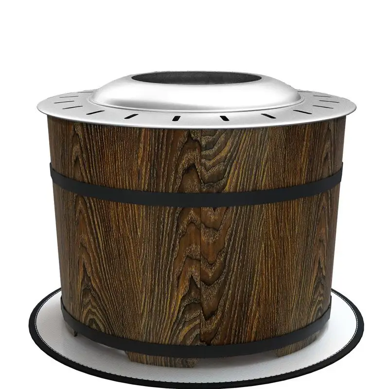 Outsunny Smokeless Fire Pit, Portable Camping Bonfire Stove with Mat for Backyard, Patio, Picnic, Magnesium Oxide, Brown
Outsunny Smokeless Fire Pit, Portable Camping Bonfire Stove with Mat for Backyard, Patio, Picnic, Magnesium Oxide, Brown