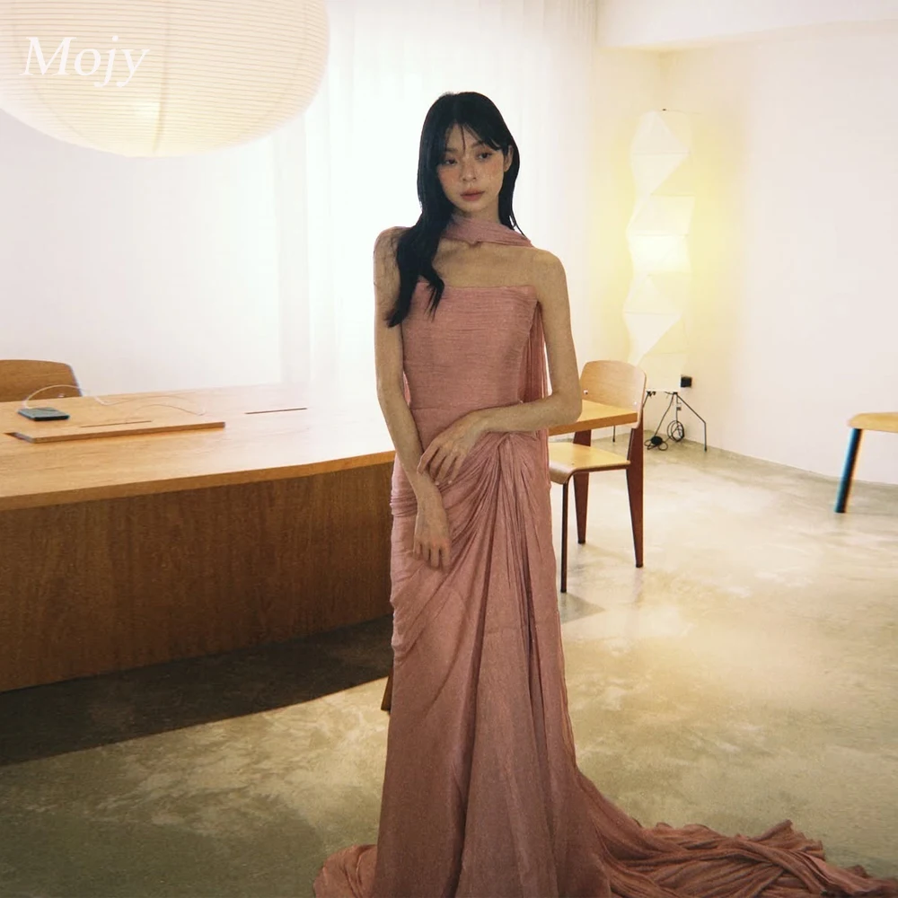 Mojy Korea Strapless Pink Evening Dress Chiffon Side Slit Customized Formal Prom Dress 웨딩드레스 Occasion Party Evening Gown
Mojy Korea Strapless Pink Evening Dress Chiffon Side Slit Customized Formal Prom Dress 웨딩드레스 Occasion Party Evening Gown