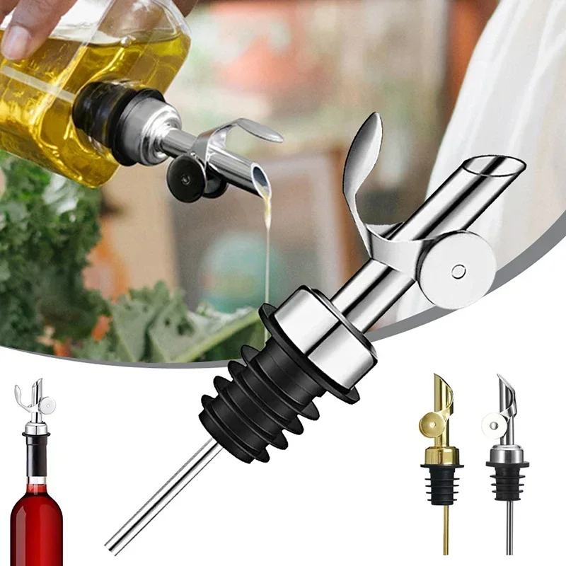New Oil Bottle Stopper Lock Plug Seal Leak-proof Food Grade Rubber Nozzle Sprayer Liquor Dispenser Wine Pourer Kitchen Bar Tools
New Oil Bottle Stopper Lock Plug Seal Leak-proof Food Grade Rubber Nozzle Sprayer Liquor Dispenser Wine Pourer Kitchen Bar Tools