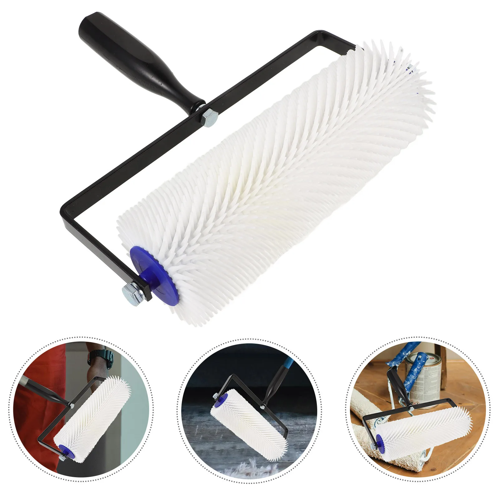 Screed Spiked Roller Floor Roller For Epoxy Paint Self Leveling Defoaming Tool Cement Nail Brush Hand Tools
Screed Spiked Roller Floor Roller For Epoxy Paint Self Leveling Defoaming Tool Cement Nail Brush Hand Tools