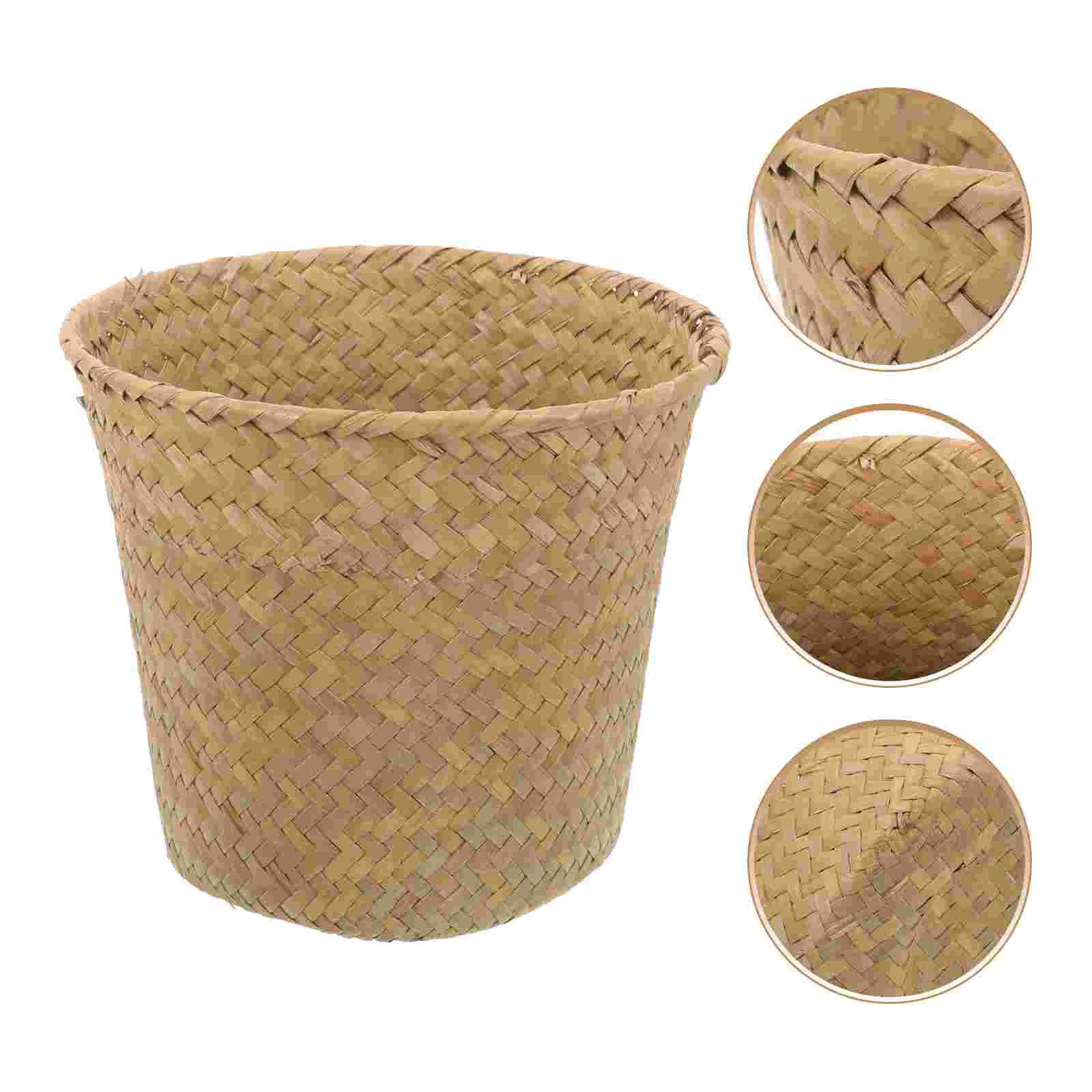 Wicker Basket Trash Woven Bucket Storage Hamper Basketball Manual Decorative Bin Baskets
Wicker Basket Trash Woven Bucket Storage Hamper Basketball Manual Decorative Bin Baskets