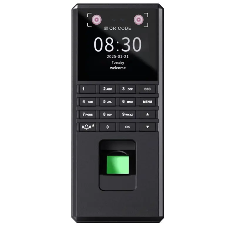 MAKE-Multi-Language Face Recognition Attendance Machine Password Fingerprint Palm Vein Unlocking With Application Management
MAKE-Multi-Language Face Recognition Attendance Machine Password Fingerprint Palm Vein Unlocking With Application Management