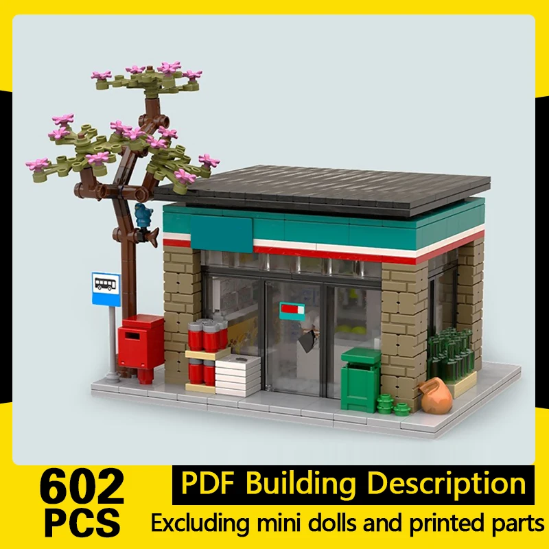 City Street View Model MOC Building Bricks Convenience Store Modular Technology Gifts Holiday Assemble Children Toys Suit
City Street View Model MOC Building Bricks Convenience Store Modular Technology Gifts Holiday Assemble Children Toys Suit