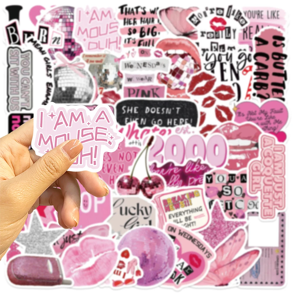 10/30/50pcs INS Pink Y2K Girl Series Stickers Cute Aesthetic Decals Decoration DIY Phone Guitar Luggage Notebook Cartoon Sticker
10/30/50pcs INS Pink Y2K Girl Series Stickers Cute Aesthetic Decals Decoration DIY Phone Guitar Luggage Notebook Cartoon Sticker