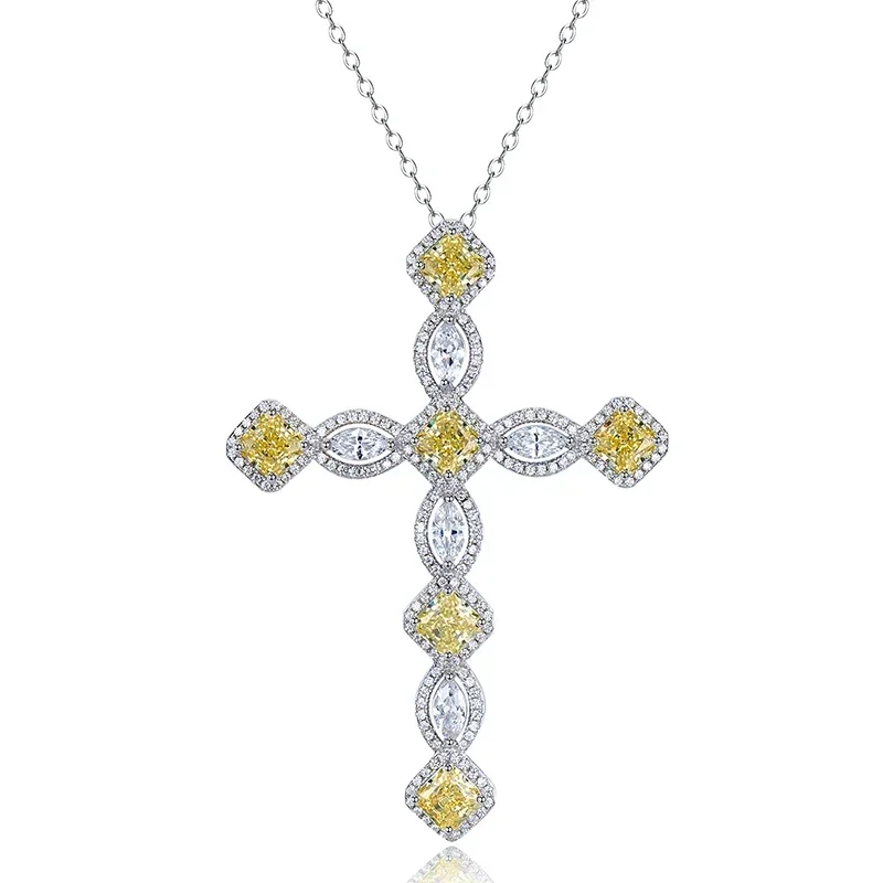 925 sterling silver retro inlaid high carbon diamond pendant Christmas gift niche design sweater chain wedding jewelry wholesale
925 sterling silver retro inlaid high carbon diamond pendant Christmas gift niche design sweater chain wedding jewelry wholesale