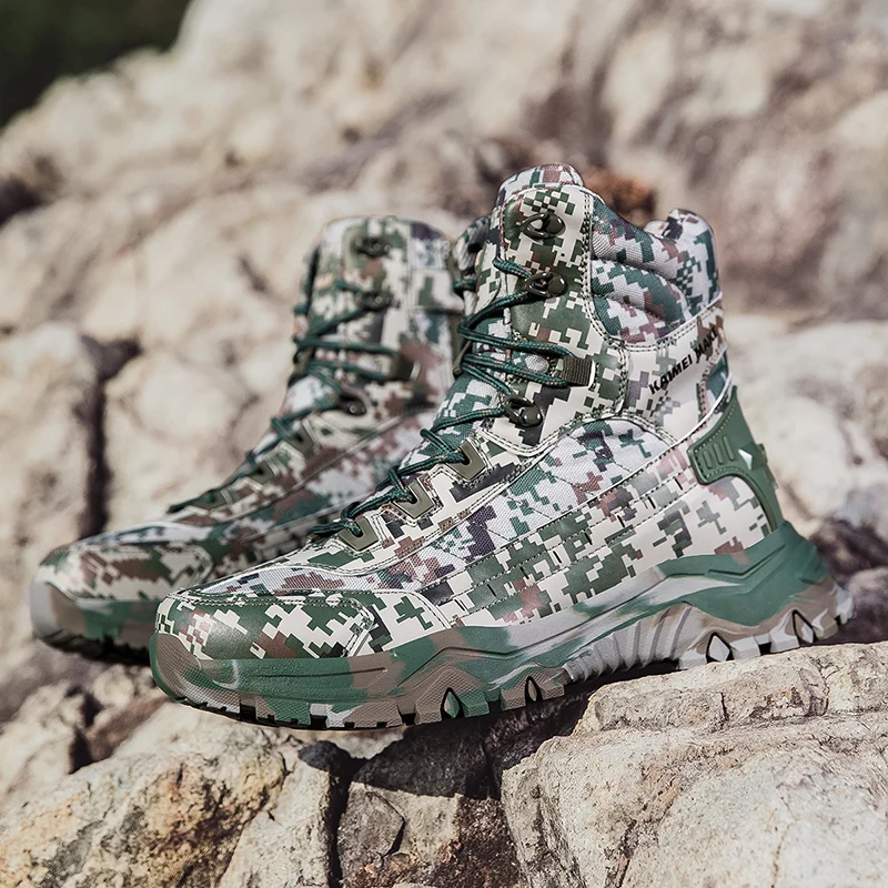 Waterproof Men's Camouflage Boots High Top Hiking Shoes Men Work Safety Shoes Climbing Mountaineering Shoes Men Outdoor Boots
Waterproof Men's Camouflage Boots High Top Hiking Shoes Men Work Safety Shoes Climbing Mountaineering Shoes Men Outdoor Boots