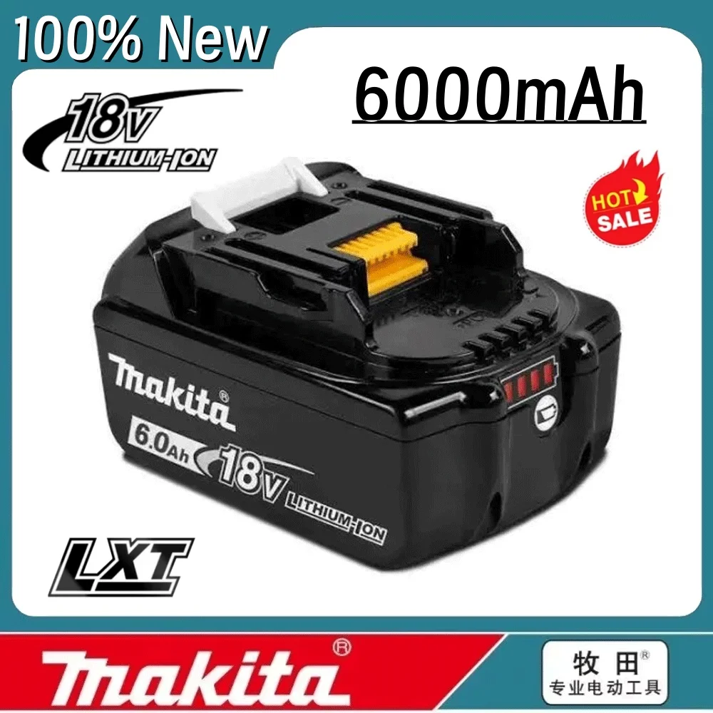 NEW Makita 6Ah 18V Battery for Makita 18V Power tool DDF487 DGA404 DTW700 DHP487 DTD173 Replacement Lithium-Ion 6.0Ah battery
NEW Makita 6Ah 18V Battery for Makita 18V Power tool DDF487 DGA404 DTW700 DHP487 DTD173 Replacement Lithium-Ion 6.0Ah battery