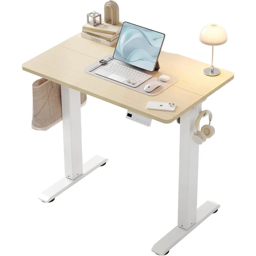 32-inch Compact Electric Standing Desk with Adjustable Height, Memory Settings, and Cable Management for Home and Office Use, Wh
32-inch Compact Electric Standing Desk with Adjustable Height, Memory Settings, and Cable Management for Home and Office Use, Wh
