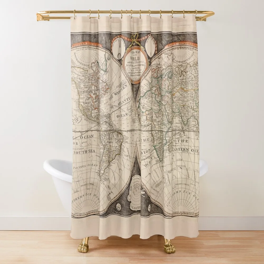 Antique New Map of The World 1799 Shower Curtain Waterproof Fabric Bathroom Bathroom And Shower Anime Bathroom Curtain
Antique New Map of The World 1799 Shower Curtain Waterproof Fabric Bathroom Bathroom And Shower Anime Bathroom Curtain