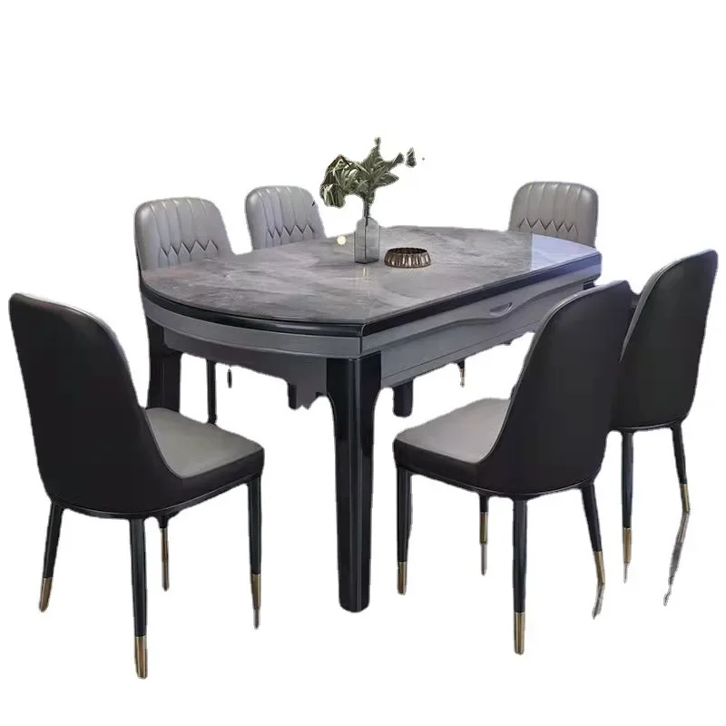 Italian style, solid wood, rock slab, dining table and chair combination, home, modern, living room, multi functional
Italian style, solid wood, rock slab, dining table and chair combination, home, modern, living room, multi functional