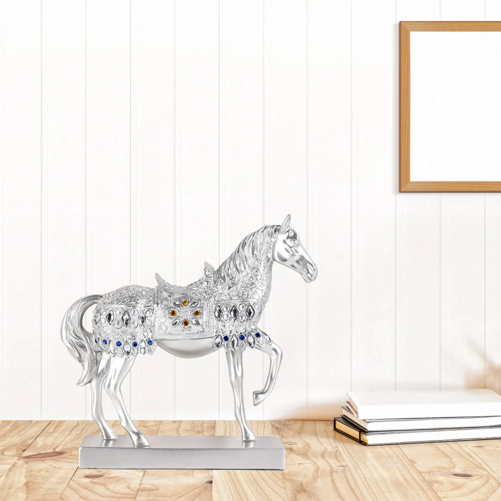 Zerodeko 1pc Horse Resin Statue Unique Desktop Ornament Home Craft Decor Exquisite Scene Adornment Creative Office Decoration
Zerodeko 1pc Horse Resin Statue Unique Desktop Ornament Home Craft Decor Exquisite Scene Adornment Creative Office Decoration