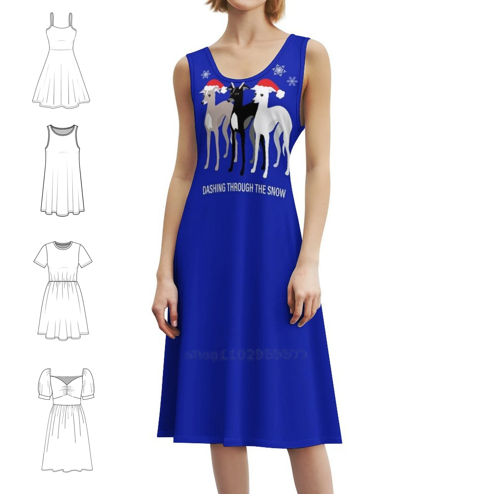 Рождественские Игги-итальянские борзые, мини-платье в консервативном стиле для женщин, свободное повседневное платье трапециевидной формы, итальянские борзые
Рождественские Игги-итальянские борзые, мини-платье в консервативном стиле для женщин, свободное повседневное платье трапециевидной формы, итальянские борзые