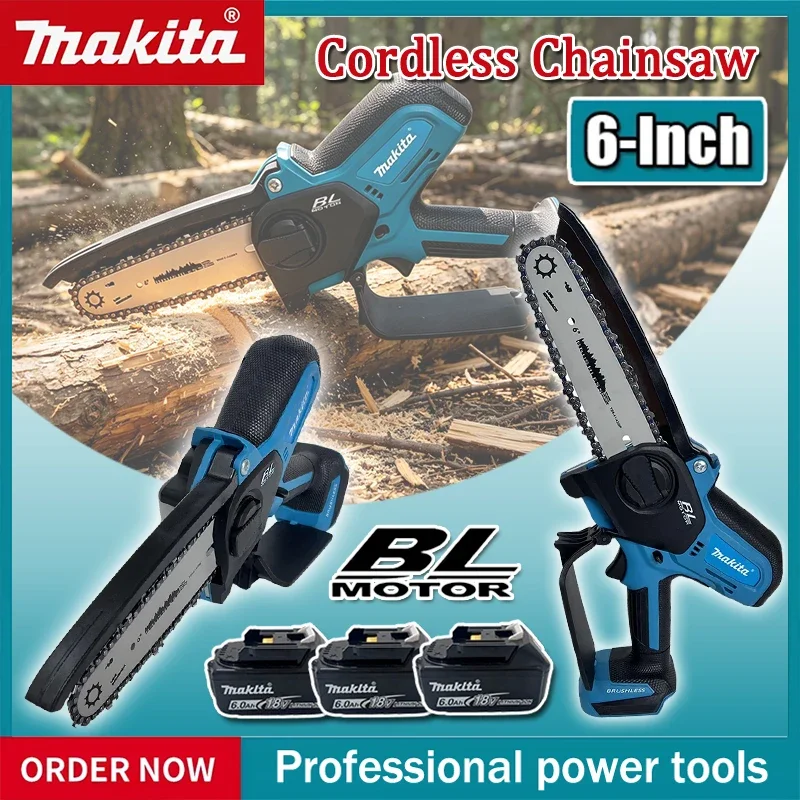 Makita Woodworking with Small Handheld 18V Cordless Chainsaw for Electric 6-inch Logging Sawzall Mini Portable Chainsaw
Makita Woodworking with Small Handheld 18V Cordless Chainsaw for Electric 6-inch Logging Sawzall Mini Portable Chainsaw