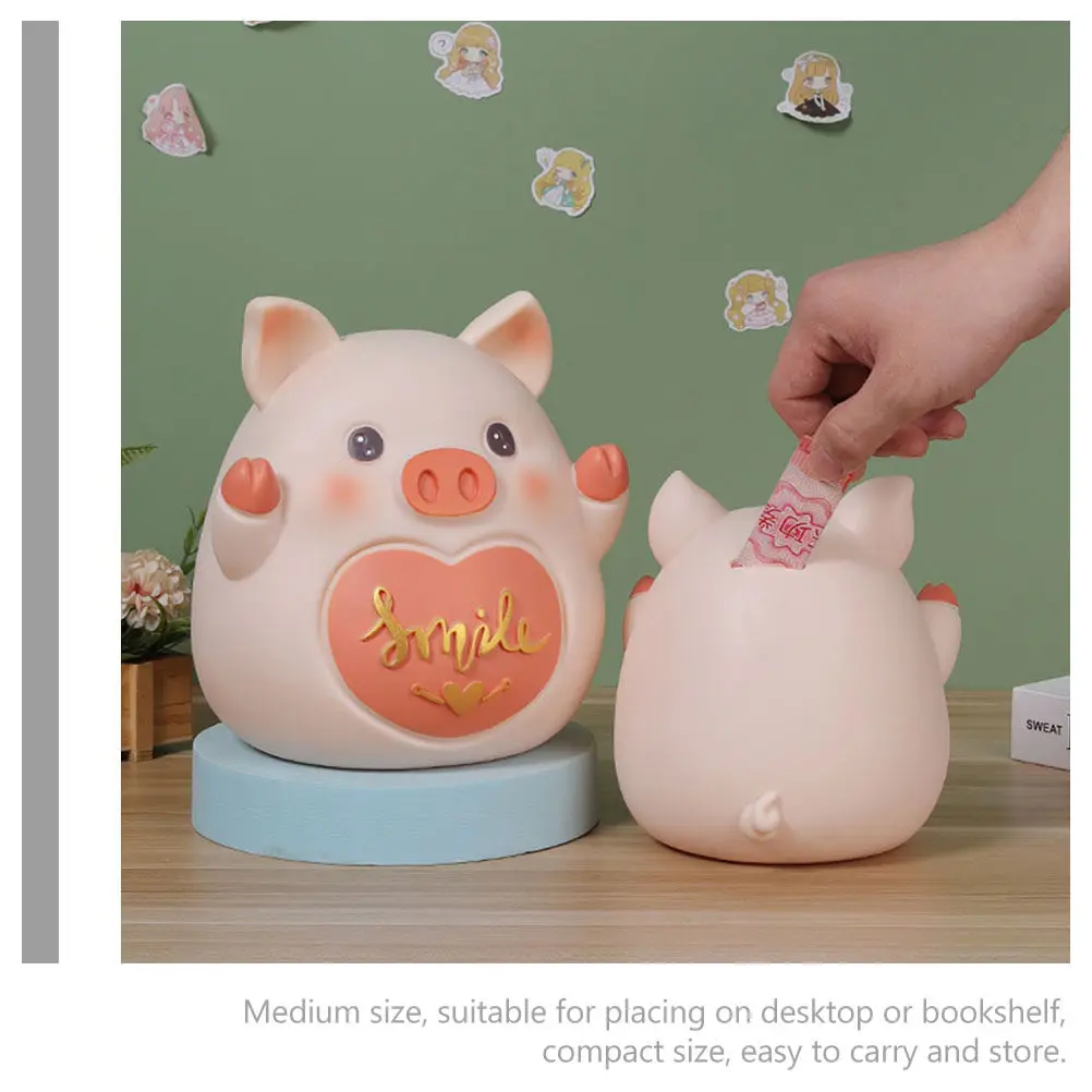 Medium Vinyl Piggy Bank Pig Shape Coin Container Kids Saving Money Box Desktop Decor Children Birthday Gift Piggy Bank
Medium Vinyl Piggy Bank Pig Shape Coin Container Kids Saving Money Box Desktop Decor Children Birthday Gift Piggy Bank