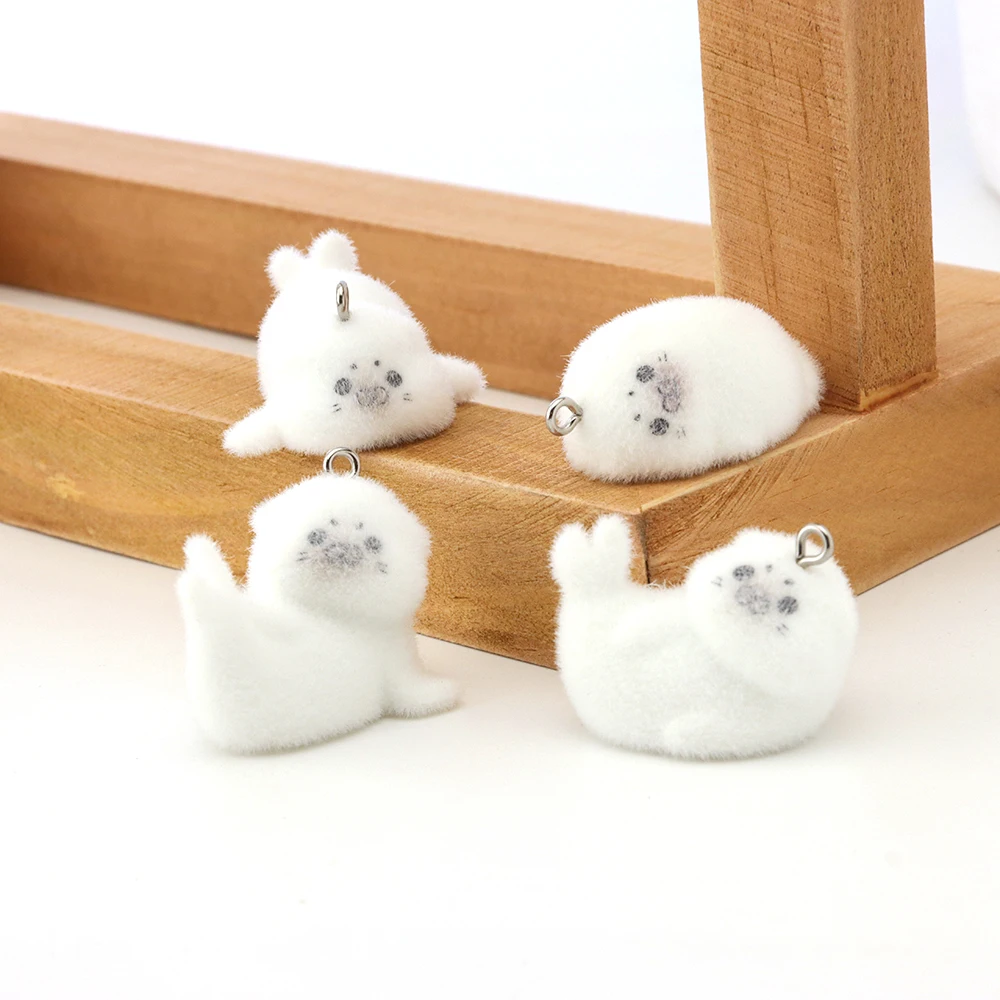 20Pcs 3D Flocking Cartoon Seal Animal Charms for Necklace Earrings Keychain Widgets Making DIY Jewelry Accessories Wholesale
20Pcs 3D Flocking Cartoon Seal Animal Charms for Necklace Earrings Keychain Widgets Making DIY Jewelry Accessories Wholesale