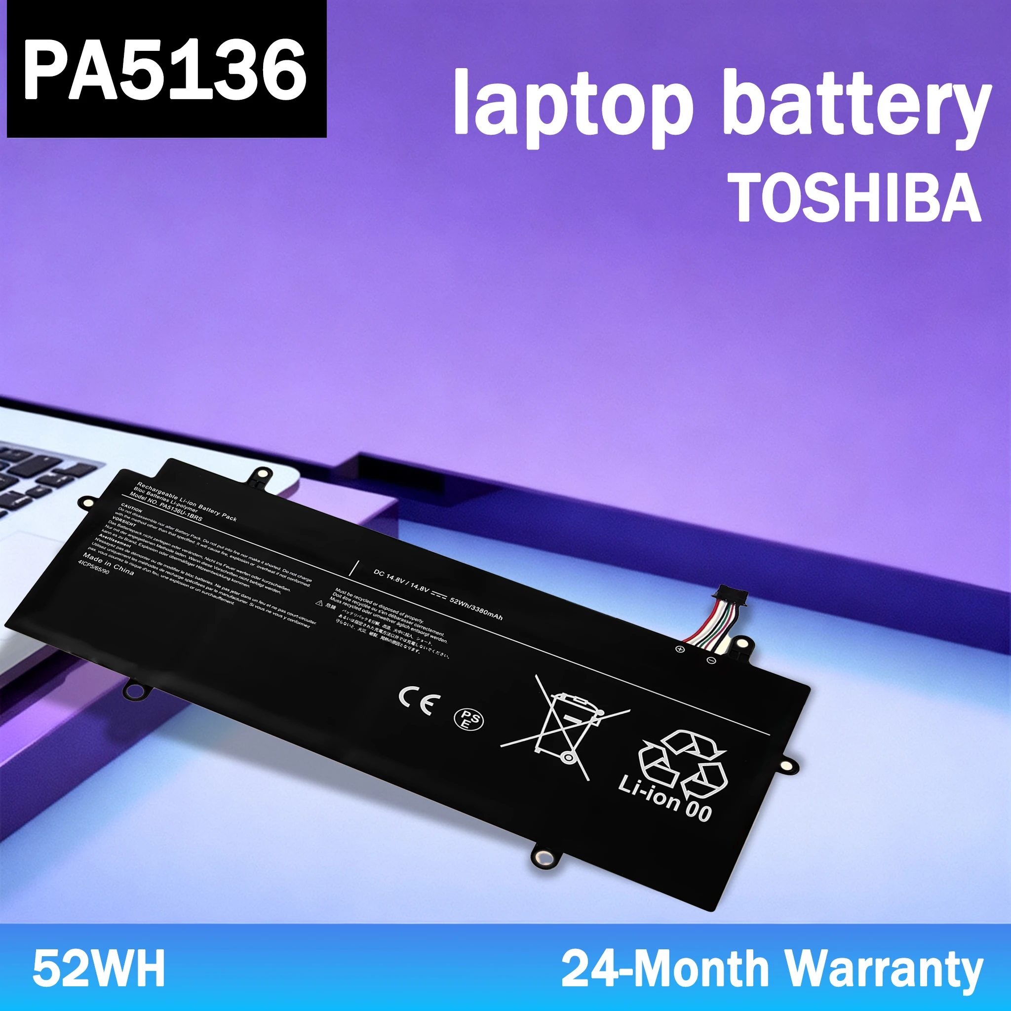 PA5136U-1BRS Laptop Battery for Toshiba Portege Z30-A1301 Z30-B K10M Z30-C PA5136U Z30 Z30-A With Free Tools+24Month Warranty
PA5136U-1BRS Laptop Battery for Toshiba Portege Z30-A1301 Z30-B K10M Z30-C PA5136U Z30 Z30-A With Free Tools+24Month Warranty