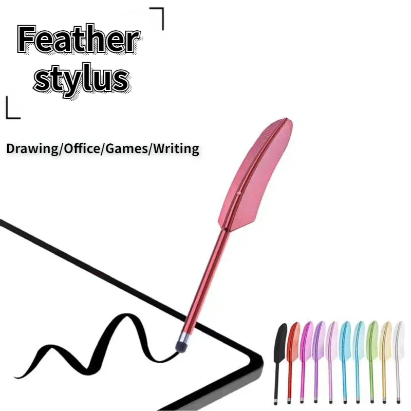 Capacitance Pen Universal Tablet Touch Screen Pen Styluses Capacitive Pen Mobile Phone Fashion Feather Shape Plastic Painting
Capacitance Pen Universal Tablet Touch Screen Pen Styluses Capacitive Pen Mobile Phone Fashion Feather Shape Plastic Painting