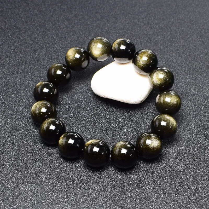 Natural High Grade 7A Large Size Golden Obsidian Beads Charms Blessing Buddha Bracelet Men Women Gemstone Health Jewelry Gifts
Natural High Grade 7A Large Size Golden Obsidian Beads Charms Blessing Buddha Bracelet Men Women Gemstone Health Jewelry Gifts