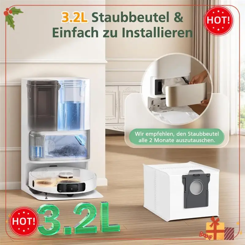 Мешки для пыли ABLE для пылесоса Dreame X40 Ultra/X50 Ultra/L10s Pro Ultra Heat/L40 Ultra/L10s Ultra Gen 2, модели
Мешки для пыли ABLE для пылесоса Dreame X40 Ultra/X50 Ultra/L10s Pro Ultra Heat/L40 Ultra/L10s Ultra Gen 2, модели