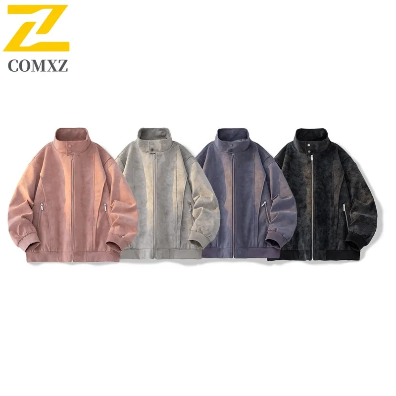 COMXZ Мужская кожаная куртка Chaqueta в американском стиле ретро High Street Свободный воротник-стойка Путешествия Минималистичные куртки для кемпинга Прогулочное классическое пальто
COMXZ Мужская кожаная куртка Chaqueta в американском стиле ретро High Street Свободный воротник-стойка Путешествия Минималистичные куртки для кемпинга Прогулочное классическое пальто