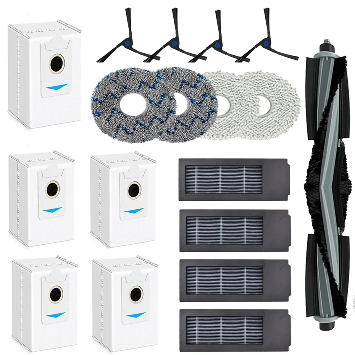Запасные части для пылесоса ECOVACS Deebot X2 Omni, основная щетка, боковая щетка, фильтр, ткань для швабры, пылесборники
Запасные части для пылесоса ECOVACS Deebot X2 Omni, основная щетка, боковая щетка, фильтр, ткань для швабры, пылесборники