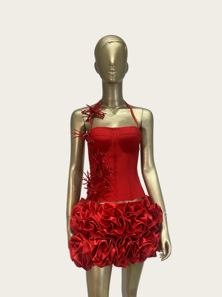 Women Sexy Halter Prom Gown Celebrity Club Two Piece Set Cocktail Elegant Fashion Luxury Birthday Party Bodycon Bandage Outfit
Women Sexy Halter Prom Gown Celebrity Club Two Piece Set Cocktail Elegant Fashion Luxury Birthday Party Bodycon Bandage Outfit