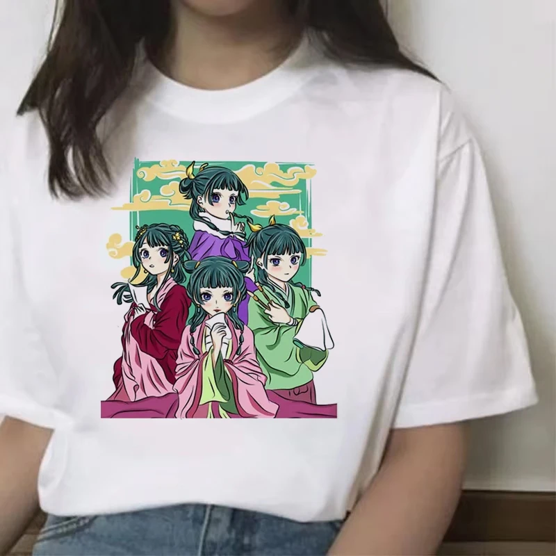 Kawaii Kusuriya No Hitorigoto Maomao T Shirt Women Cartoon Short Sleeve T-shirt Anime Aesthetic Y2k Harajuku Clothing Female Top
Kawaii Kusuriya No Hitorigoto Maomao T Shirt Women Cartoon Short Sleeve T-shirt Anime Aesthetic Y2k Harajuku Clothing Female Top