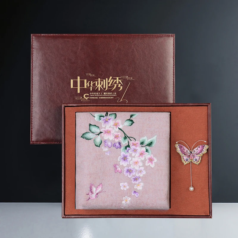 Double-Sided Embroidered Wool Scarf Women's Mom Birthday Gift Pin Brooch Cashmere Shoulder Wrap Outerwear Autumn Winter Neck ...
Double-Sided Embroidered Wool Scarf Women's Mom Birthday Gift Pin Brooch Cashmere Shoulder Wrap Outerwear Autumn Winter Neck ...