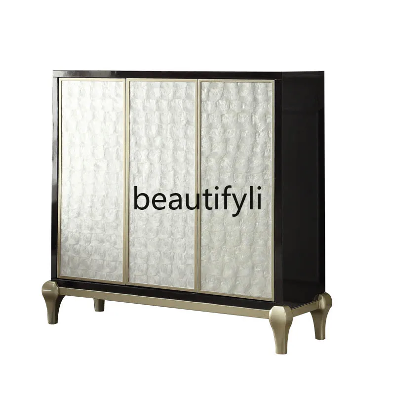Light luxury solid wood shoe cabinet household entry living room decorative cabinet storage cabinet
Light luxury solid wood shoe cabinet household entry living room decorative cabinet storage cabinet