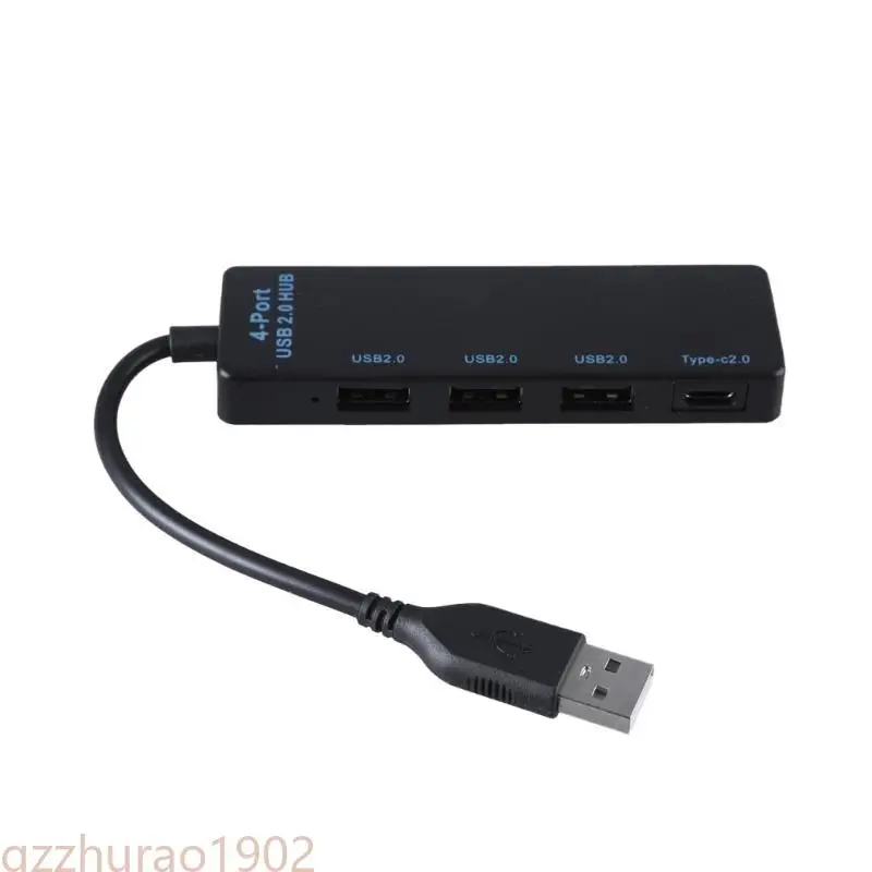 97QB 4 Port USB Hub 480Mbps Fast Speed Data Transfer and Charging for Laptops Desktops with 3 USB2.0 Port and Type C
97QB 4 Port USB Hub 480Mbps Fast Speed Data Transfer and Charging for Laptops Desktops with 3 USB2.0 Port and Type C