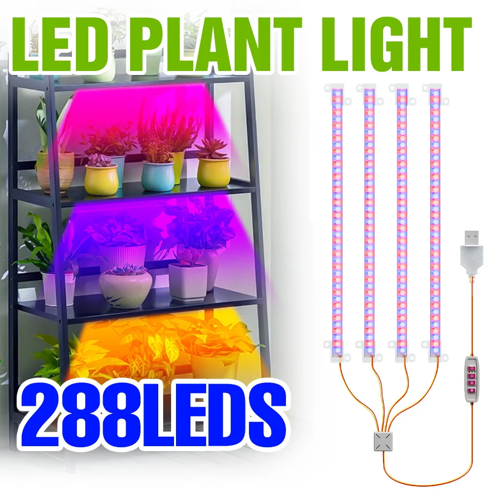 USB Indoor LED Plant Grow Light Bar 5V Full Spectrum Potted Fill Lamp Dimmable Succulent Seeding Flower Cactus Cultivate Lamps
USB Indoor LED Plant Grow Light Bar 5V Full Spectrum Potted Fill Lamp Dimmable Succulent Seeding Flower Cactus Cultivate Lamps