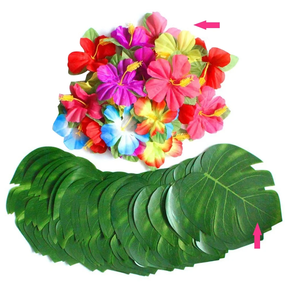 30pcs Artificial Tropical PlantsLeaves Flowers for Party Decoration Home Wedding Hawaiian Theme Lightweight Material
30pcs Artificial Tropical PlantsLeaves Flowers for Party Decoration Home Wedding Hawaiian Theme Lightweight Material