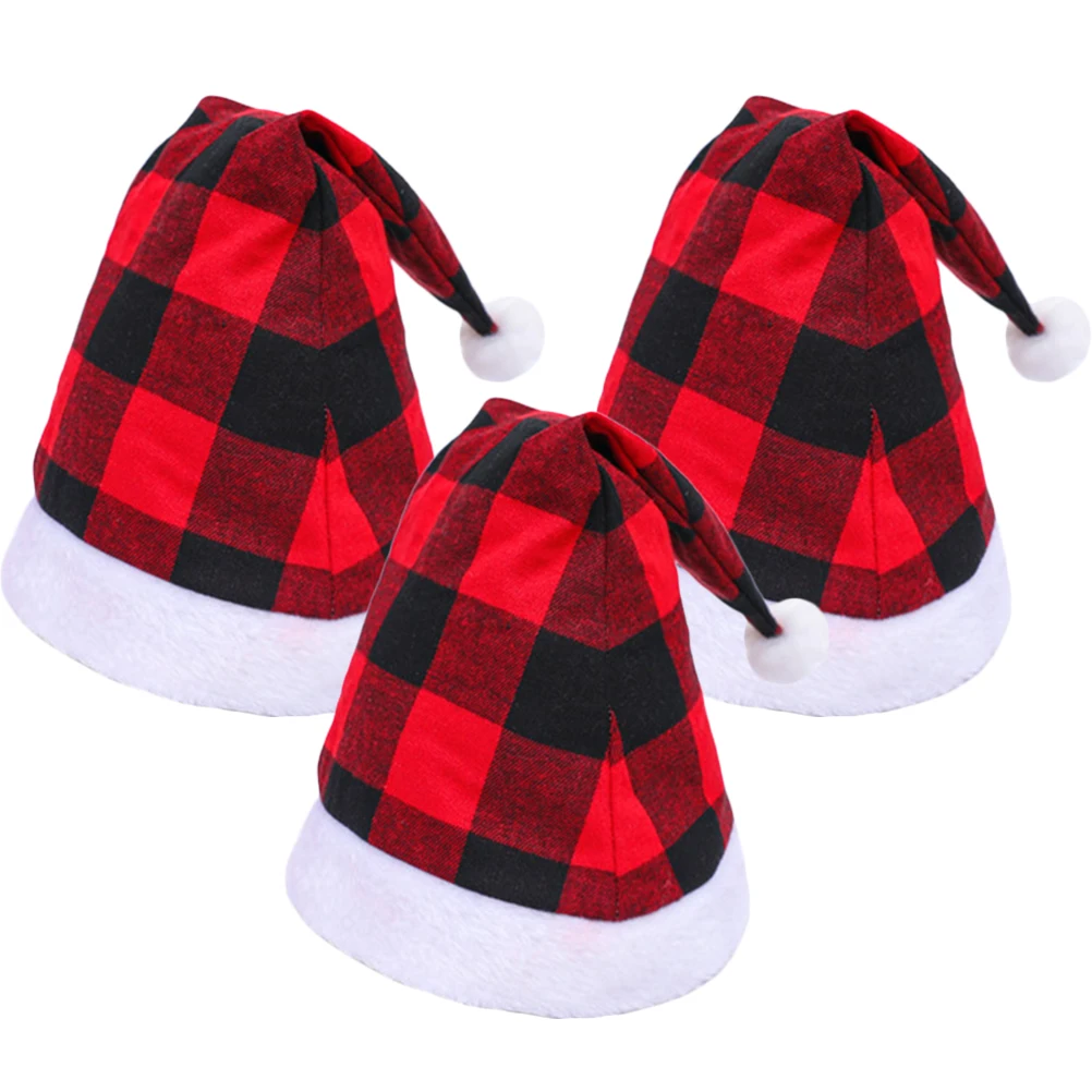 3pcs Red Santa Hat Christmas Party Costume Cosplay Unisex Warm Lightweight Xmas Gift For Adults Men Women Party
3pcs Red Santa Hat Christmas Party Costume Cosplay Unisex Warm Lightweight Xmas Gift For Adults Men Women Party