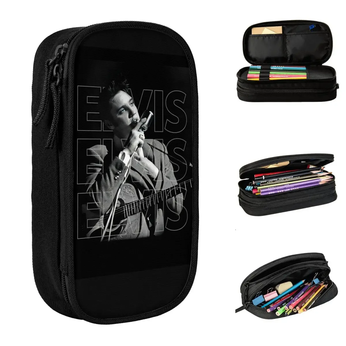 E-Elvis P-Presleys The King Pencil Cases Creative Pen Bags Girls Boys Large Storage Students School Cosmetic Pencil Pouch
E-Elvis P-Presleys The King Pencil Cases Creative Pen Bags Girls Boys Large Storage Students School Cosmetic Pencil Pouch