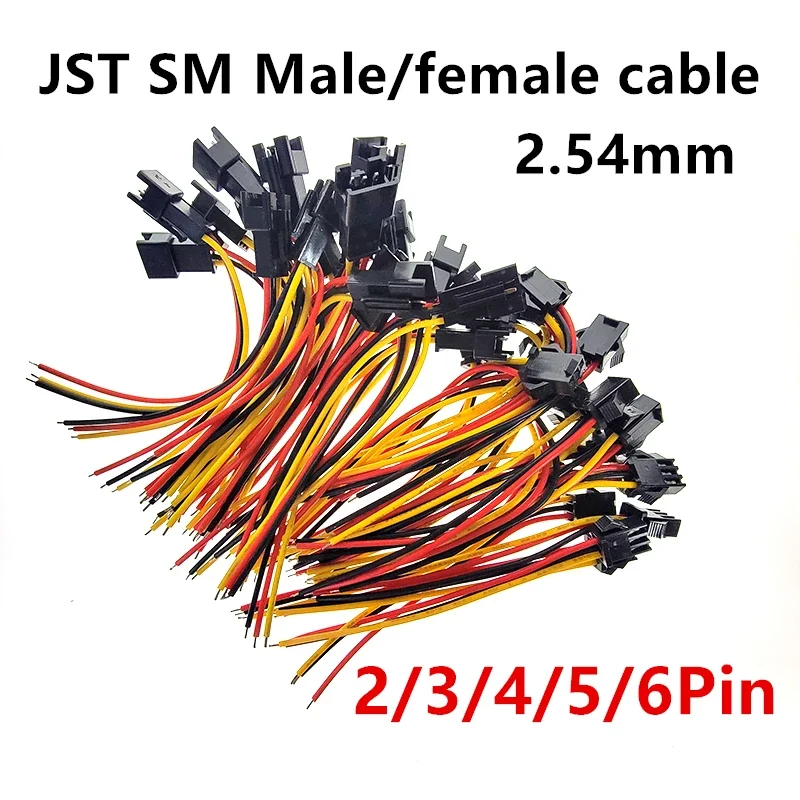 2pin 3pin 4pin 5pin 6Pin led connector Male/female JST SM 2.54mm Plug Connector Wire cable for led strip light Lamp Driver
2pin 3pin 4pin 5pin 6Pin led connector Male/female JST SM 2.54mm Plug Connector Wire cable for led strip light Lamp Driver