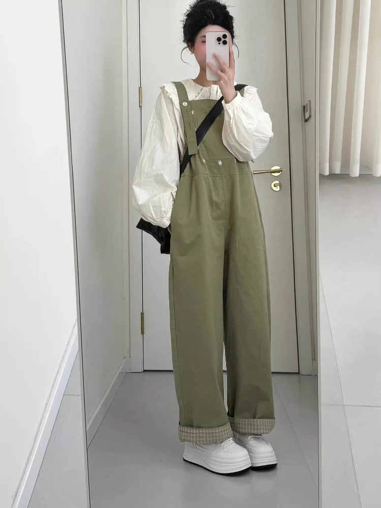 een Workwear Overalls Women's Spring 2025 New Sle Japanese Retro Petite Age-Defng Wide Leg Jumpsuit Casual Pants
een Workwear Overalls Women's Spring 2025 New Sle Japanese Retro Petite Age-Defng Wide Leg Jumpsuit Casual Pants
