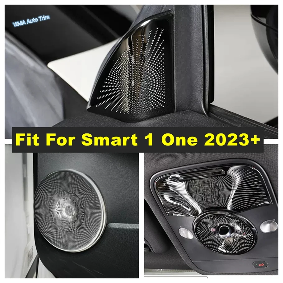 Black / Silver Auto Interior A Stereo Speaker / Rear Door Speaker / Reading Lights Lamp Cover Trim Fit For Smart 1 One 2023 2024
Black / Silver Auto Interior A Stereo Speaker / Rear Door Speaker / Reading Lights Lamp Cover Trim Fit For Smart 1 One 2023 2024