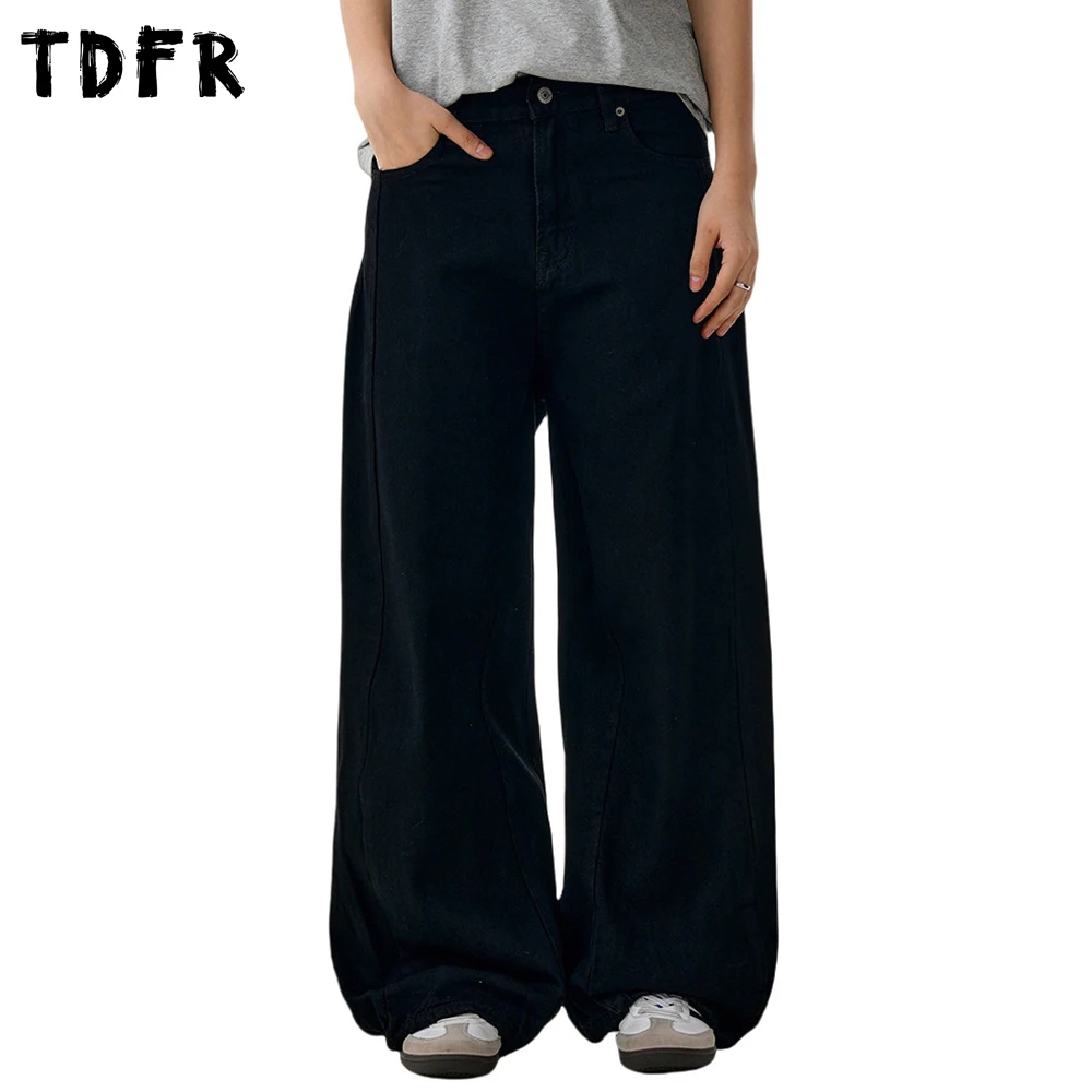 Retro Dark Jeans Mens Pocket Solid Color Streetwear Loose Wide Leg Denim Pants Men Trousers
Retro Dark Jeans Mens Pocket Solid Color Streetwear Loose Wide Leg Denim Pants Men Trousers