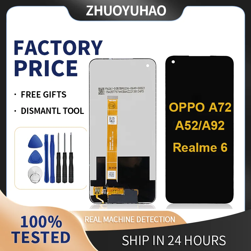 6.5'' LCD Display For OPPO A72 LCD Replacement Display Touch Screen For OPPO A72 LCD Screen Digitizer Assembly
6.5'' LCD Display For OPPO A72 LCD Replacement Display Touch Screen For OPPO A72 LCD Screen Digitizer Assembly