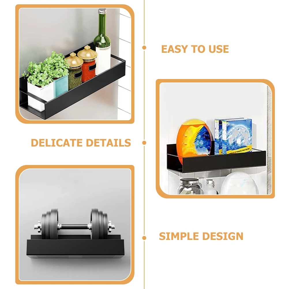 2Pcs Magnetic Refrigerator Shelf Spice Rack Kitchen Organizer Iron Storage Heavy Spacious Efficient Miscellaneous
2Pcs Magnetic Refrigerator Shelf Spice Rack Kitchen Organizer Iron Storage Heavy Spacious Efficient Miscellaneous